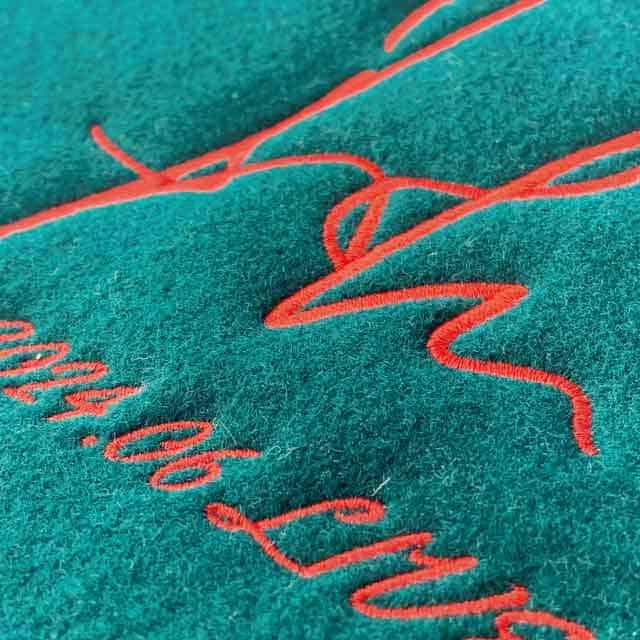 「デザイン刺しゅう」作製例