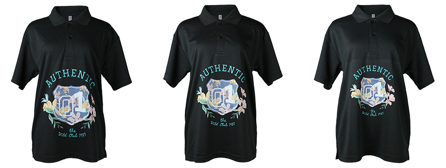 ポロシャツm前面