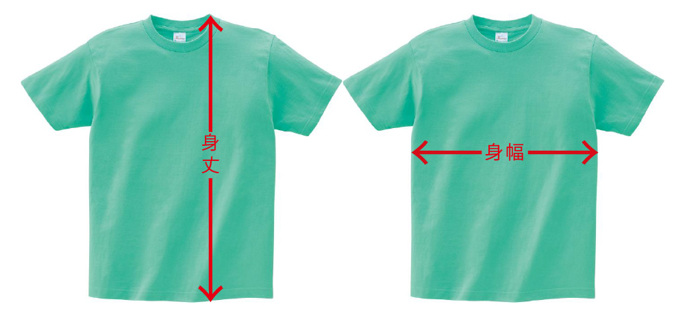 ウェアサイズについて