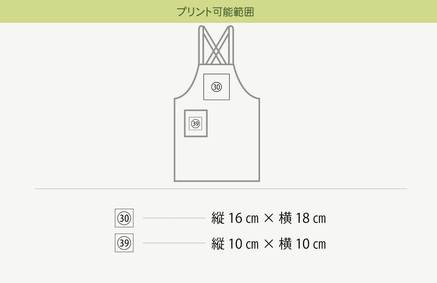 プリント可能範囲