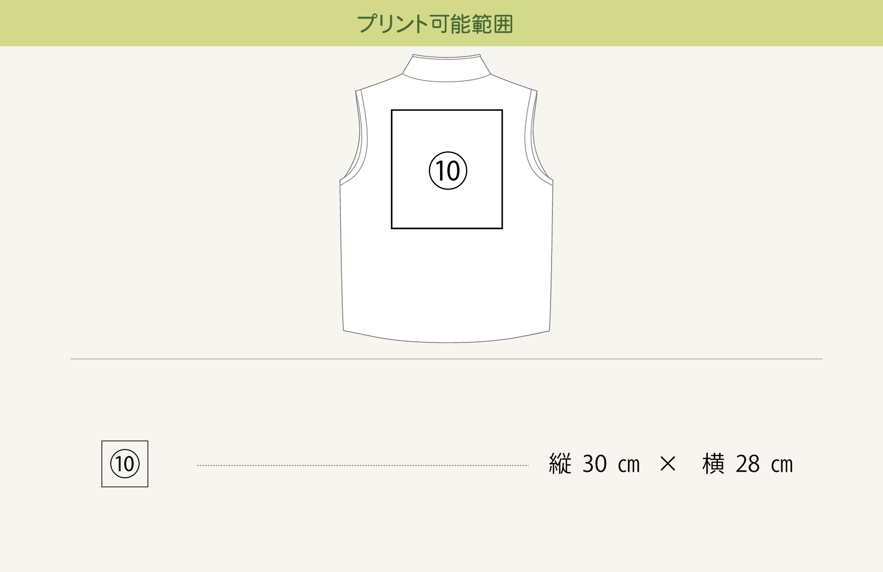 プリント可能範囲