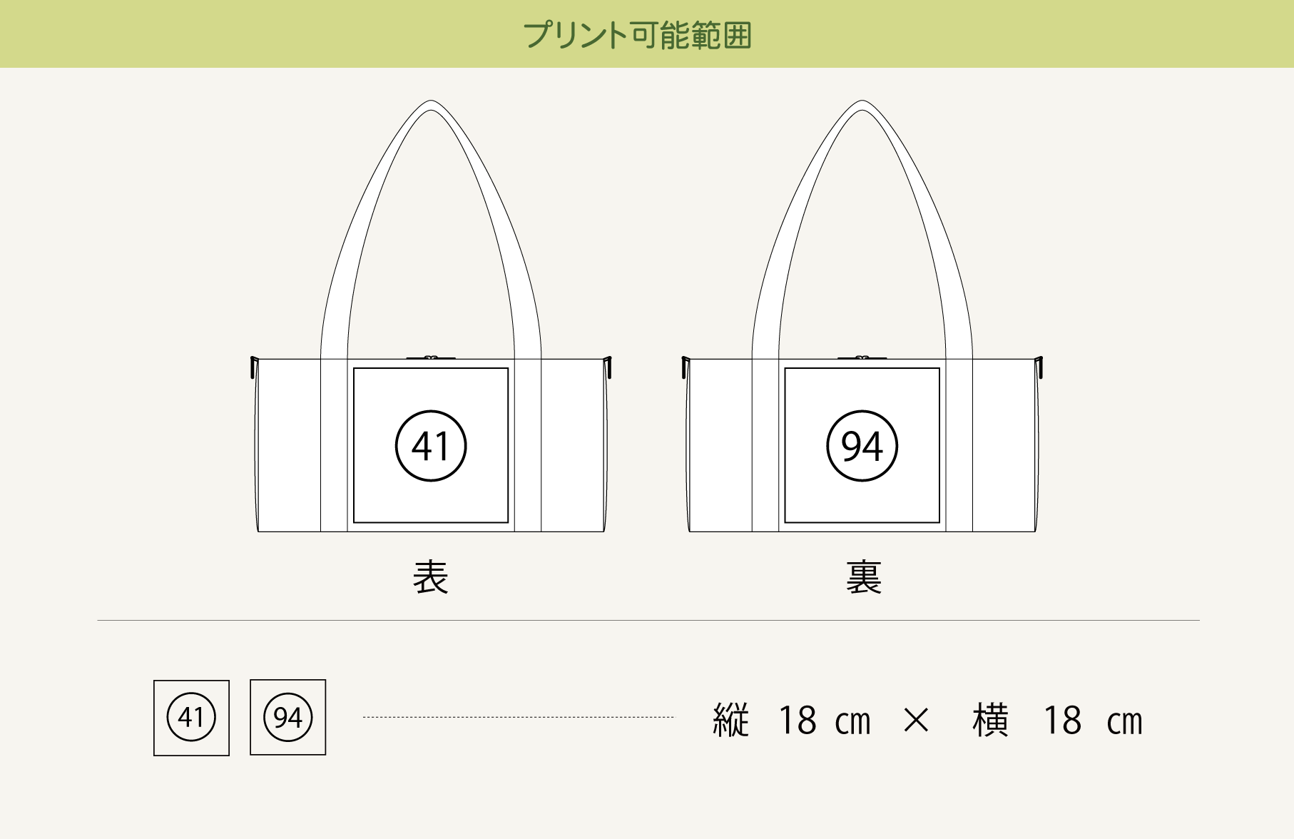 プリント可能範囲