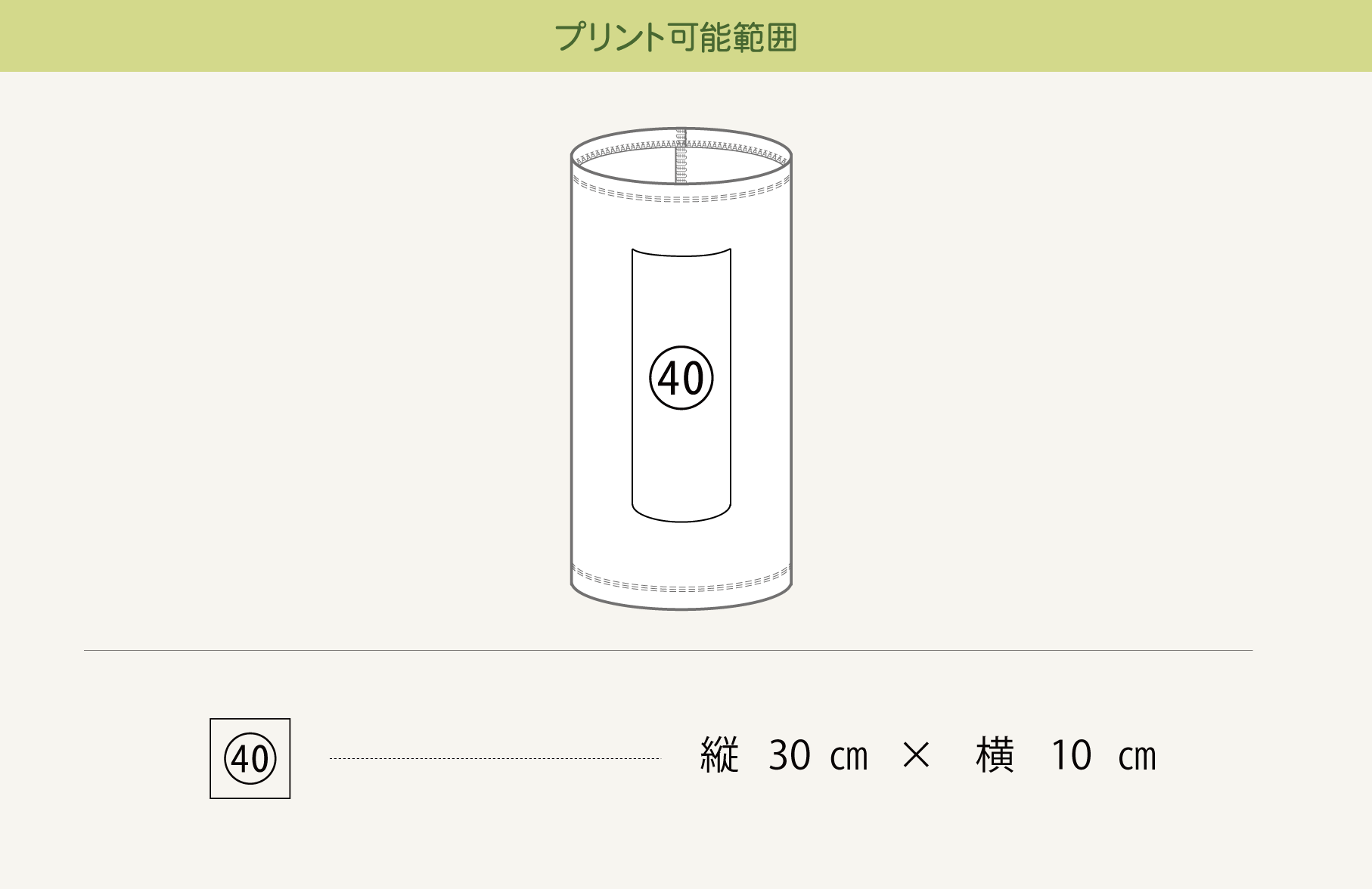 プリント可能範囲