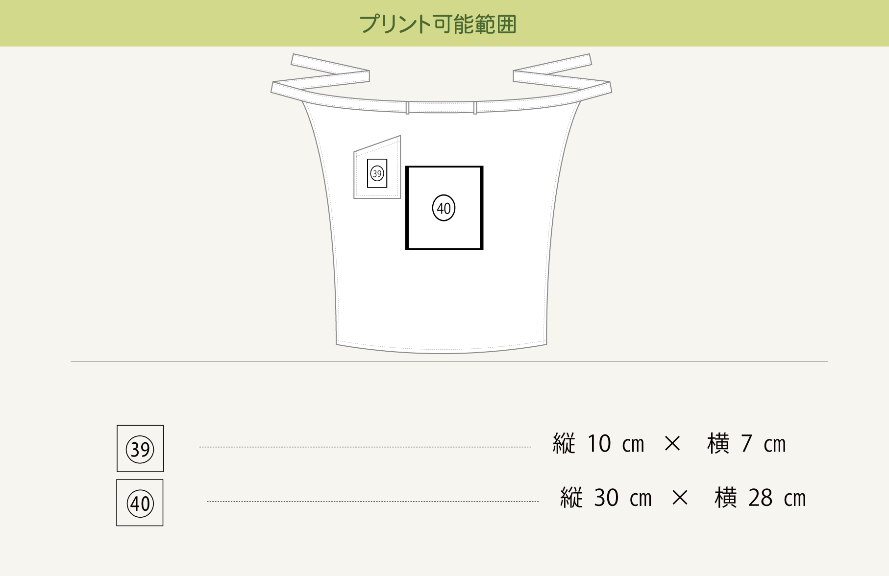 プリント可能範囲
