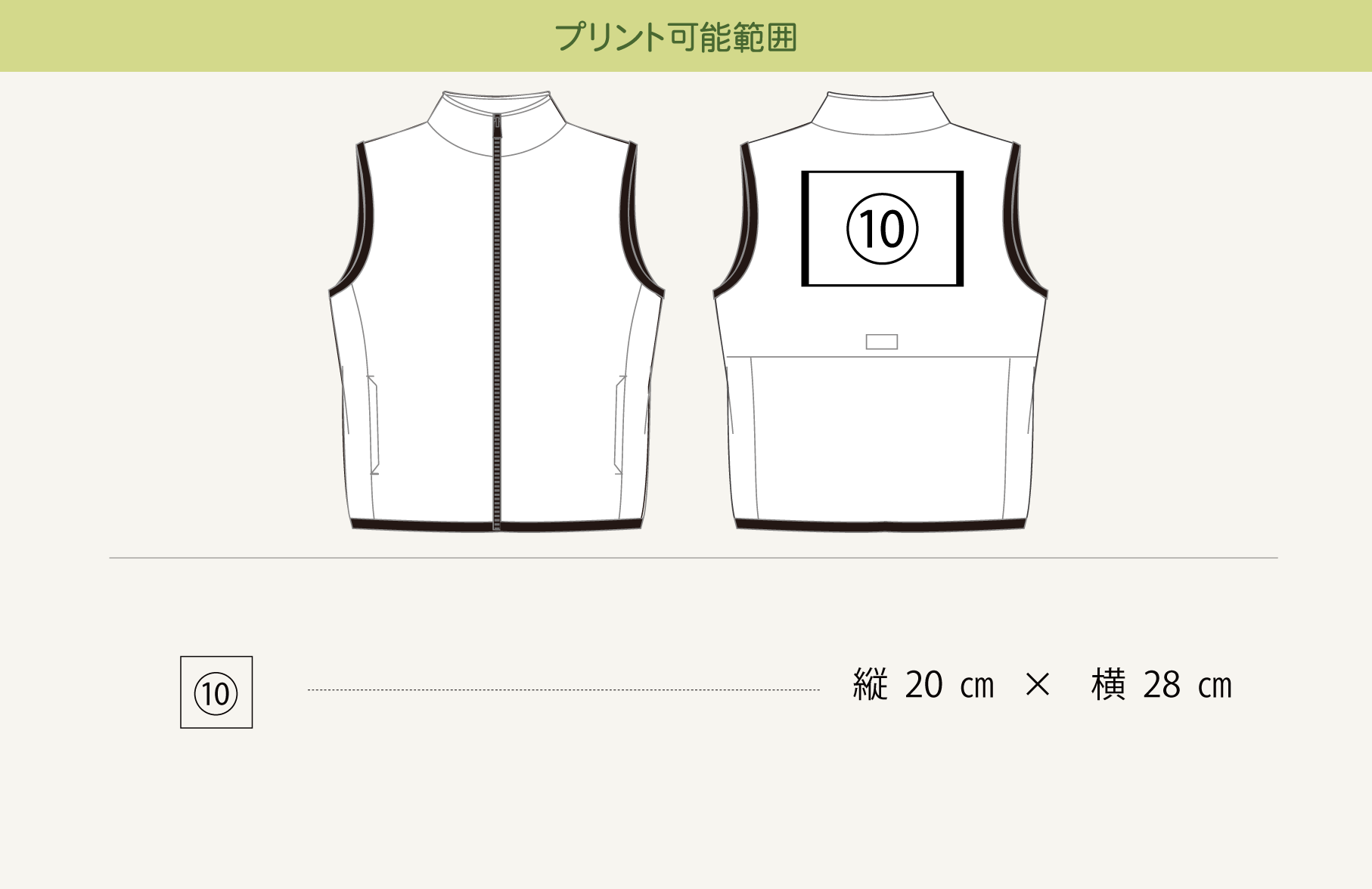 プリント可能範囲