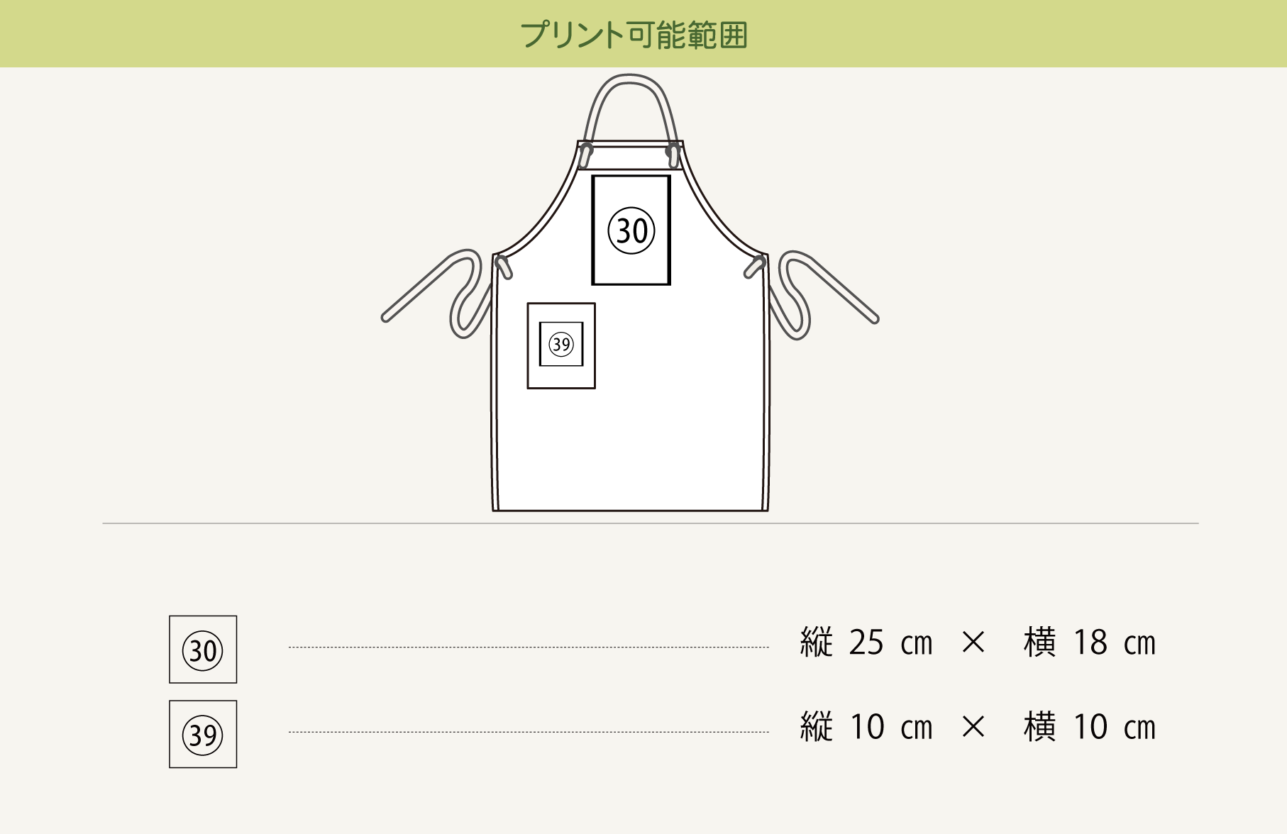 プリント可能範囲