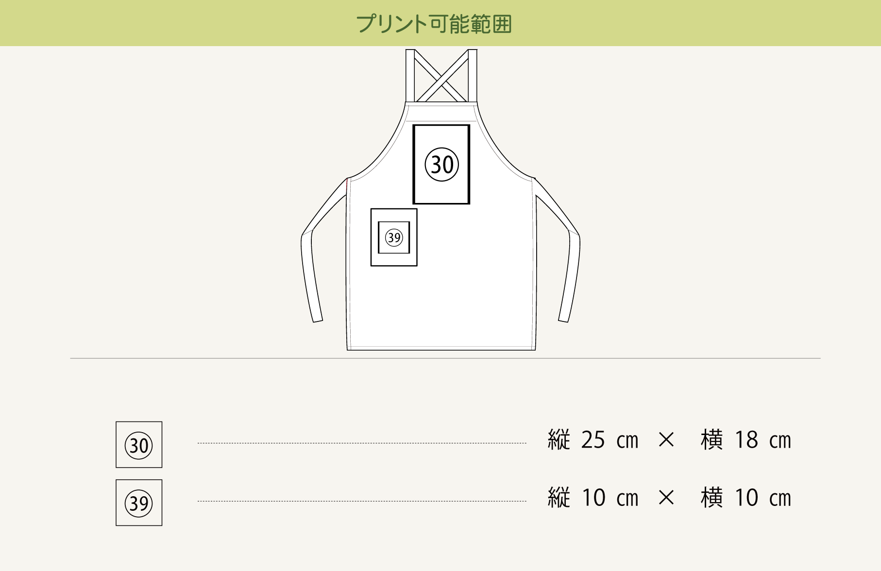 プリント可能範囲