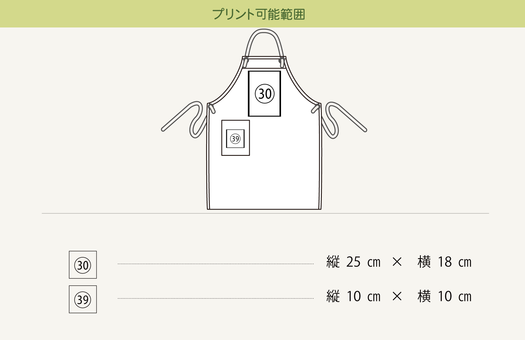 プリント可能範囲