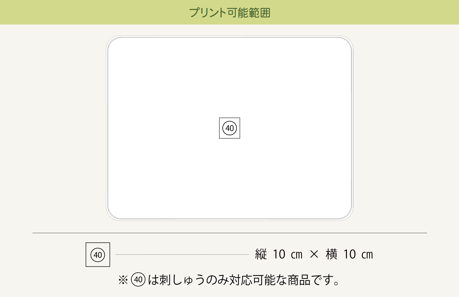 プリント可能範囲