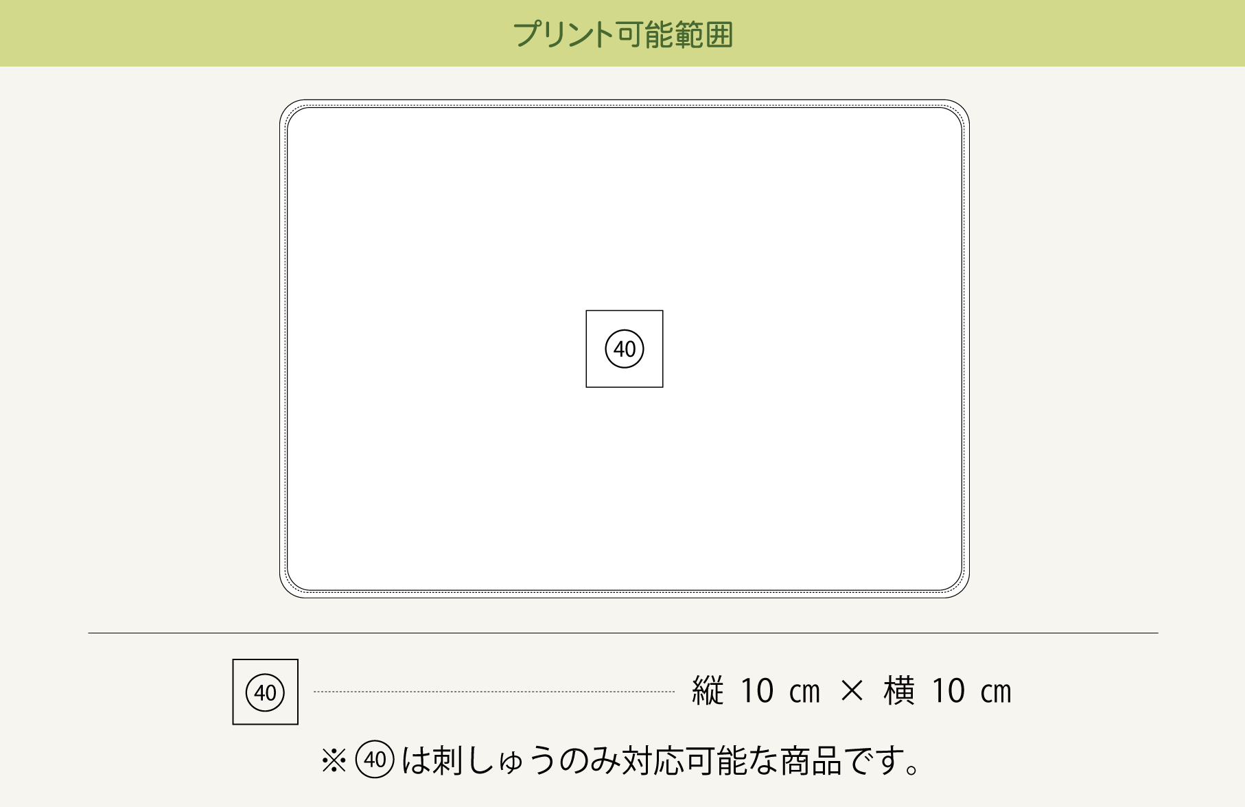 プリント可能範囲