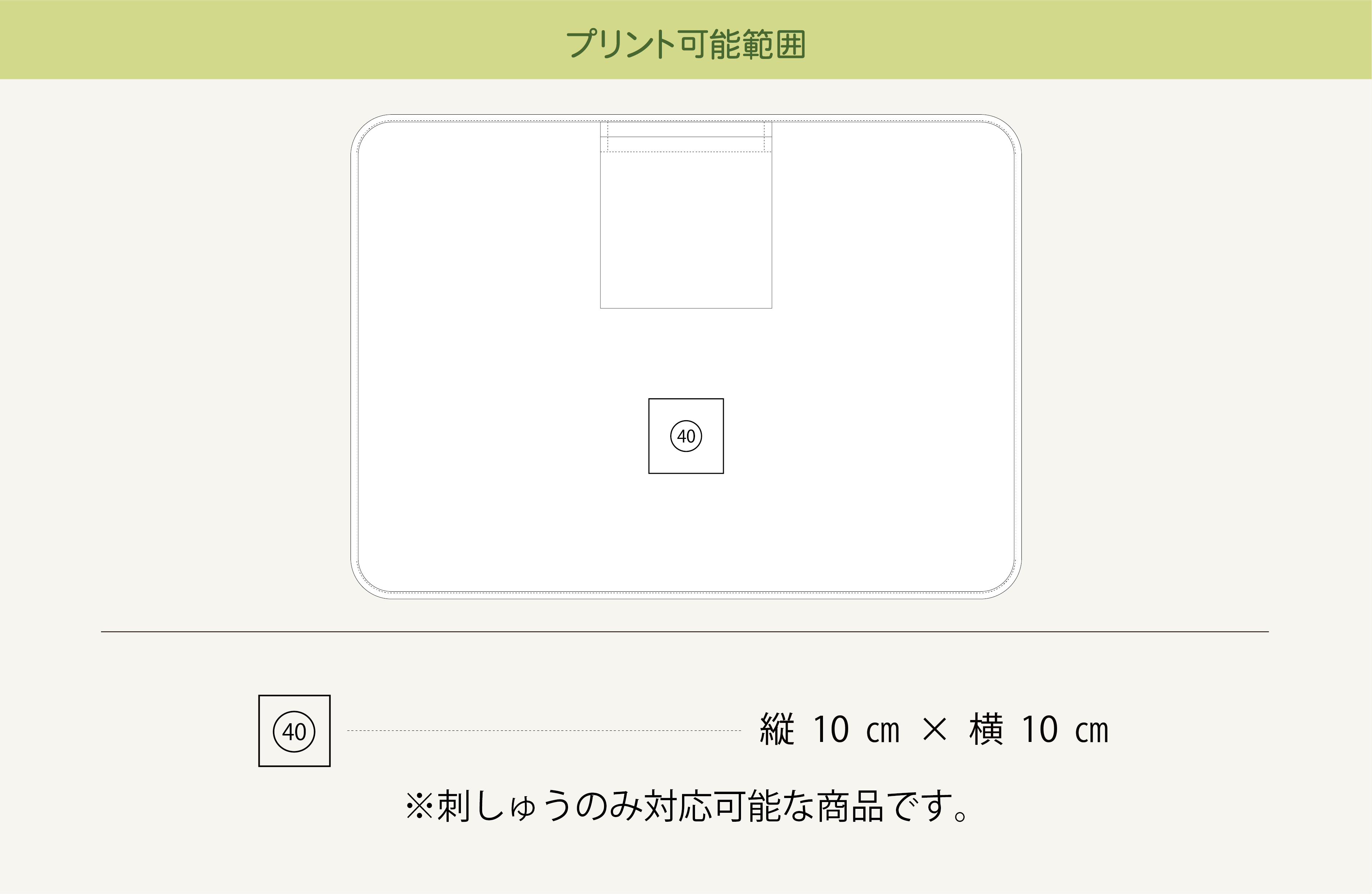 プリント可能範囲