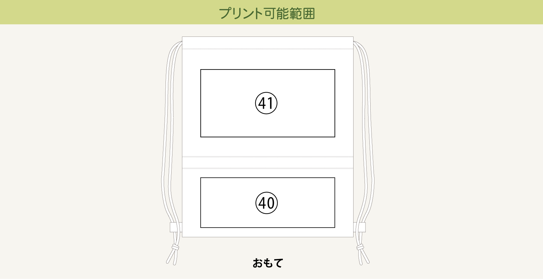 プリント可能範囲
