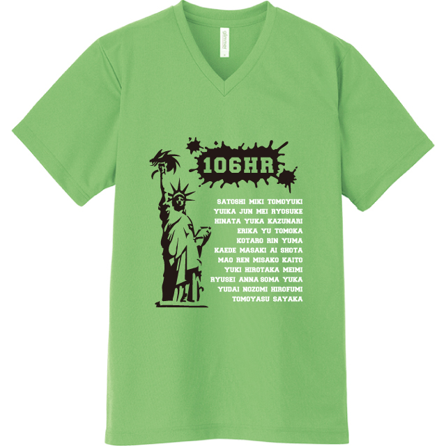 VネックすっきりドライTシャツ