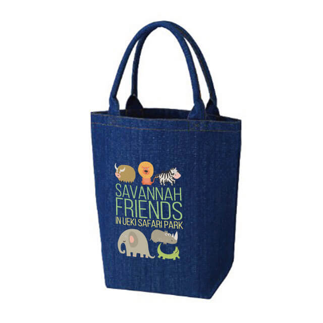 デニムしっかり持ち手トート（M）