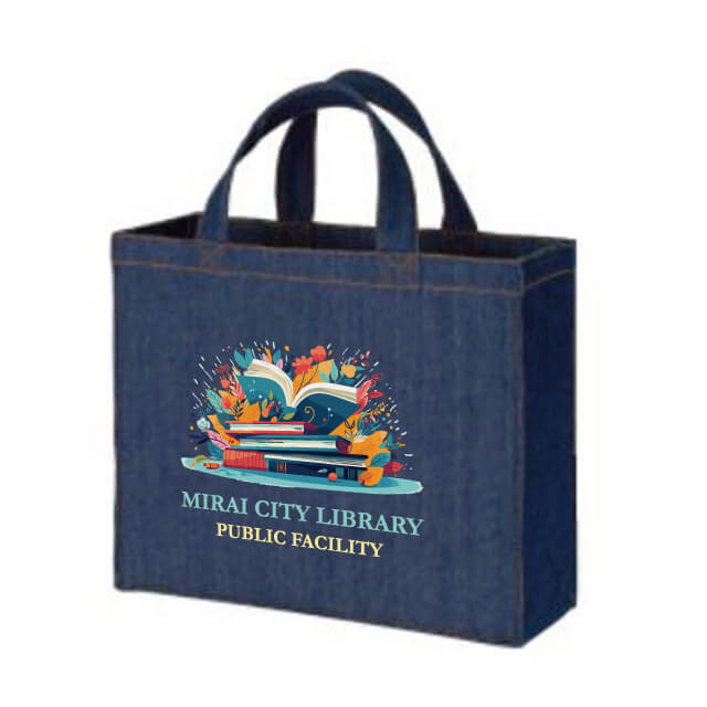 デニムワイドトート（M）