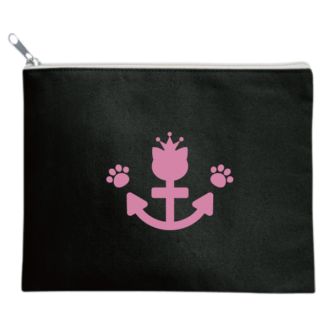 キャンバスフラットポーチ(M)