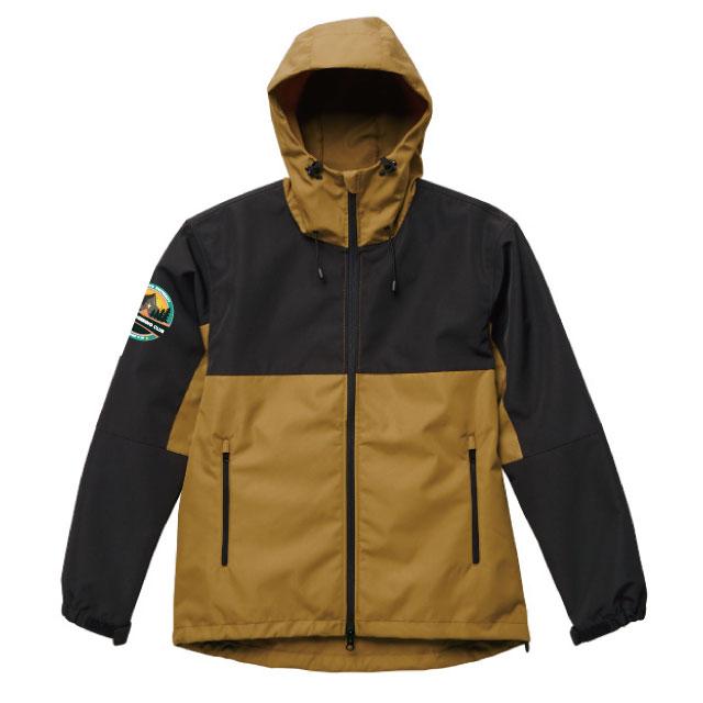 アウトドアシェルパーカー