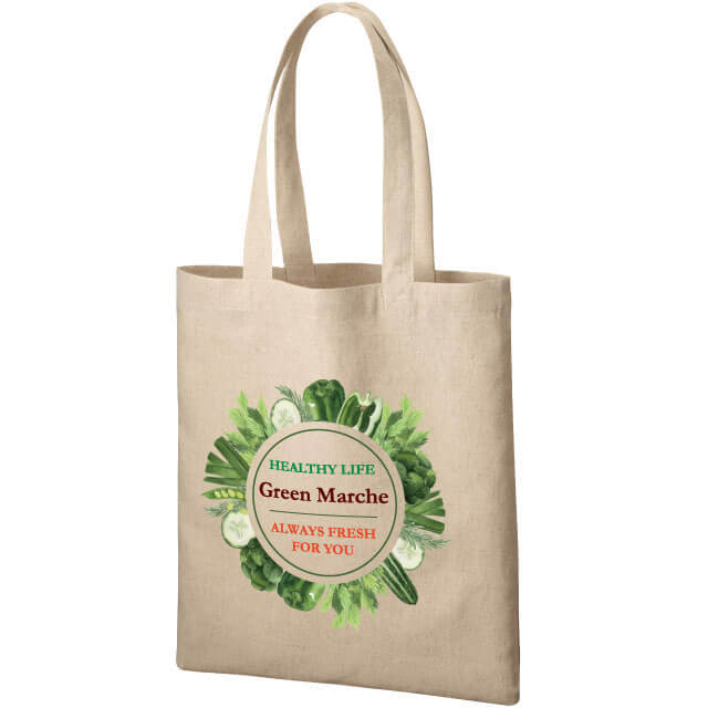 コットンリネンバッグ(L)