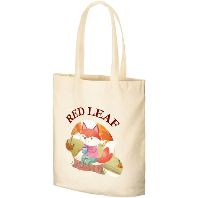 薄手コットンマチ付バッグ(L)