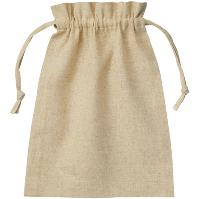 コットンリネン巾着(M)