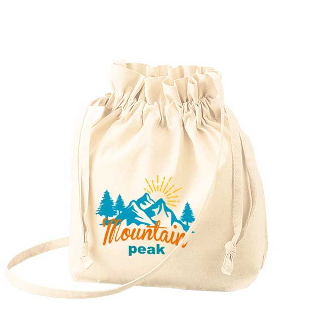 オーガニックデイリー巾着ショルダー