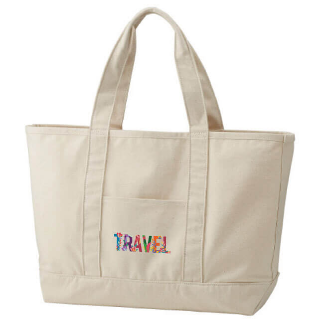 キャンバスポケ付きたっぷりトート