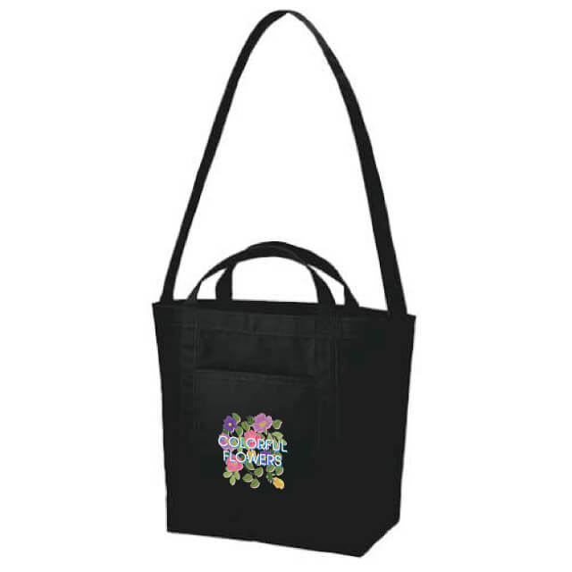 キャンバスポケ付ショルダートート