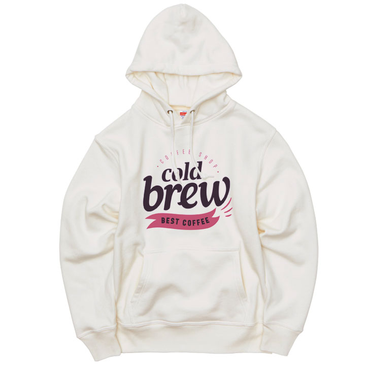 厚手ふっくらプルオーバーパーカー