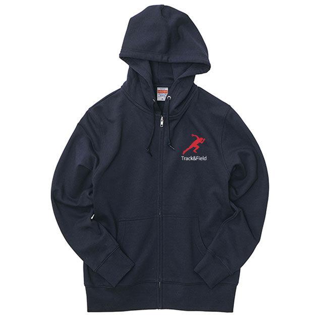 リラックスジップパーカー