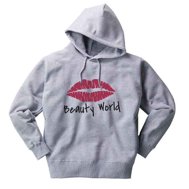 シンプルスタイルパーカー