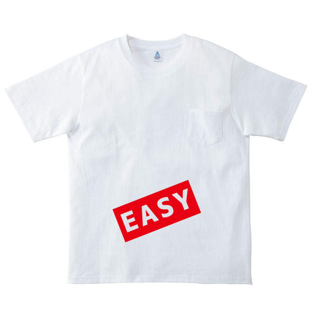 シンプルタフTシャツ（ポケット付）