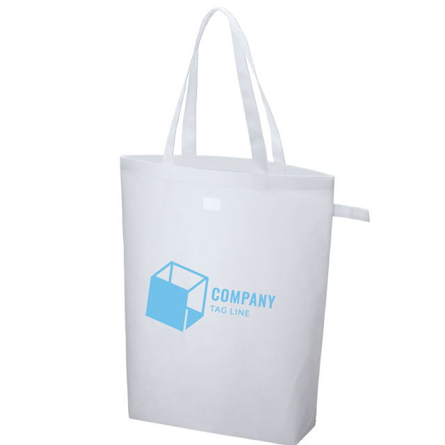 たためる不織布マチ付トート