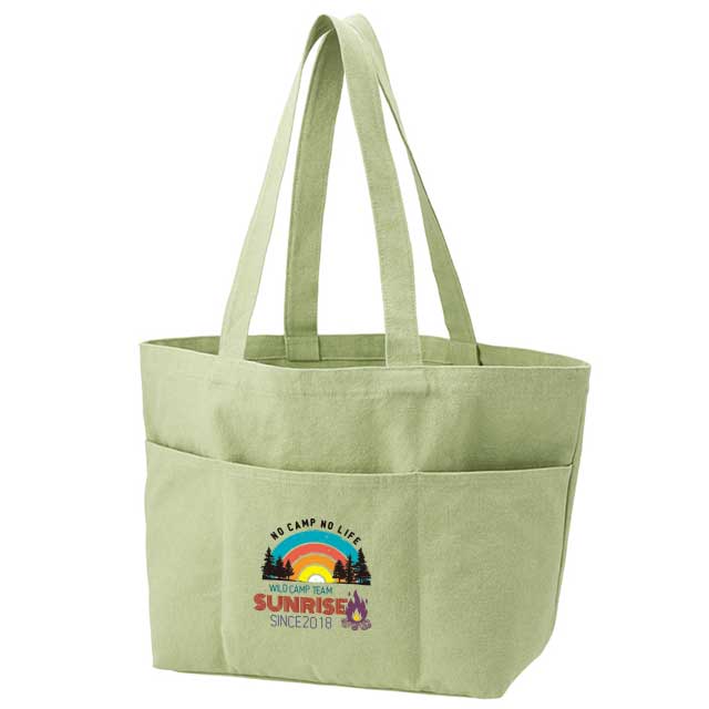 ライトウォッシュキャンバスツールトート（L）