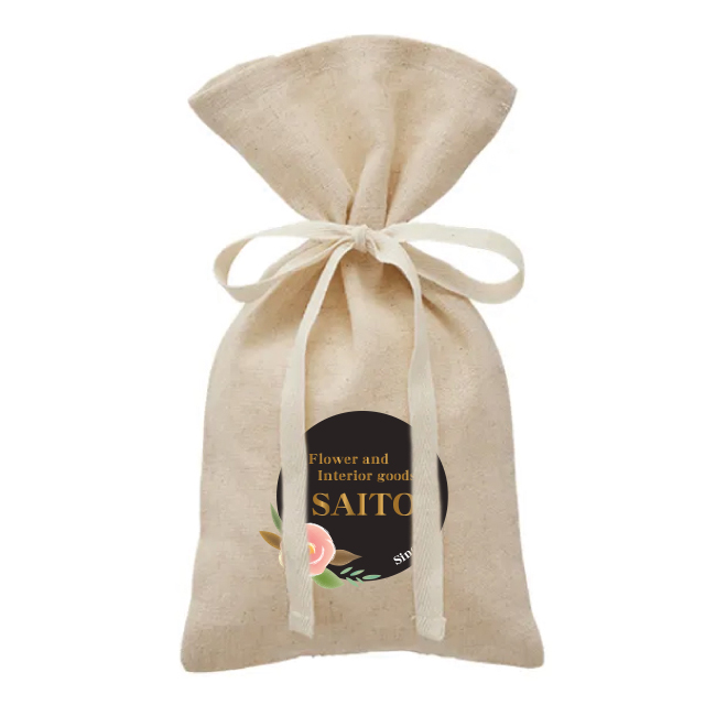 コットンリネンギフト巾着(S)