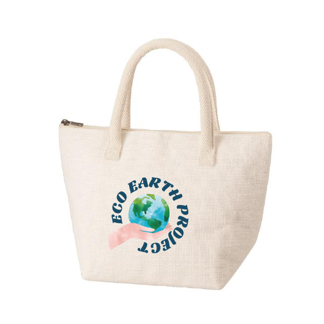 ジュート保冷ランチトート｜トートバッグ