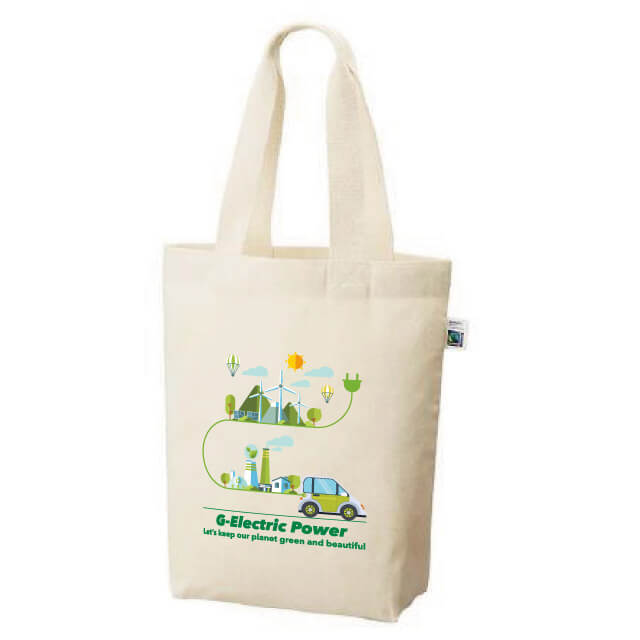 フェアトレードコットンベーシックトート（M）