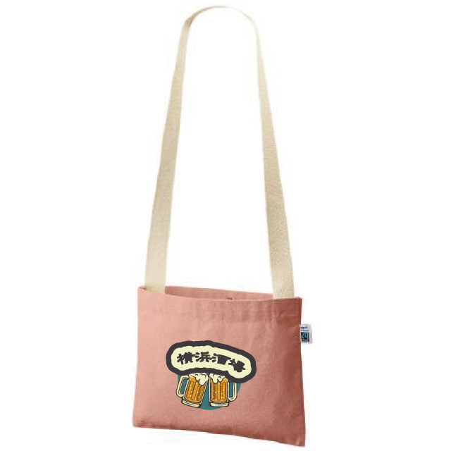 フェアトレードコットンキャンバスサコッシュ