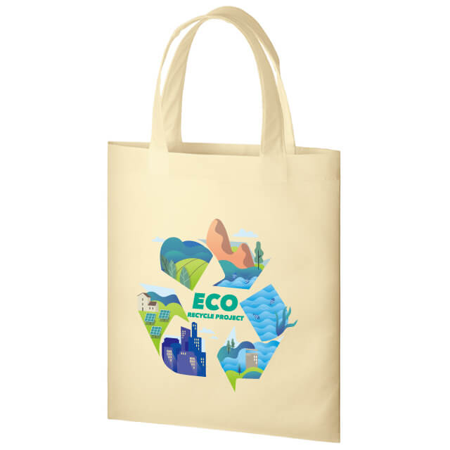 再生不織布A4フラットトート