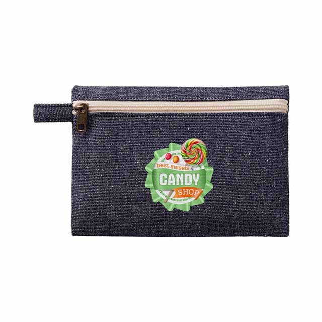 シャンブリックキャンバスフラットポーチ（S）