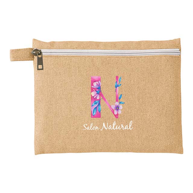 シャンブリックキャンバスフラットポーチ（L）