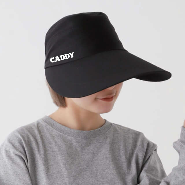 快適つば広キャップ