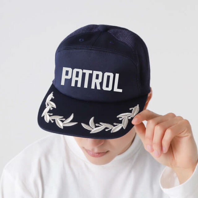エンブロイドCAP(メッシュ)
