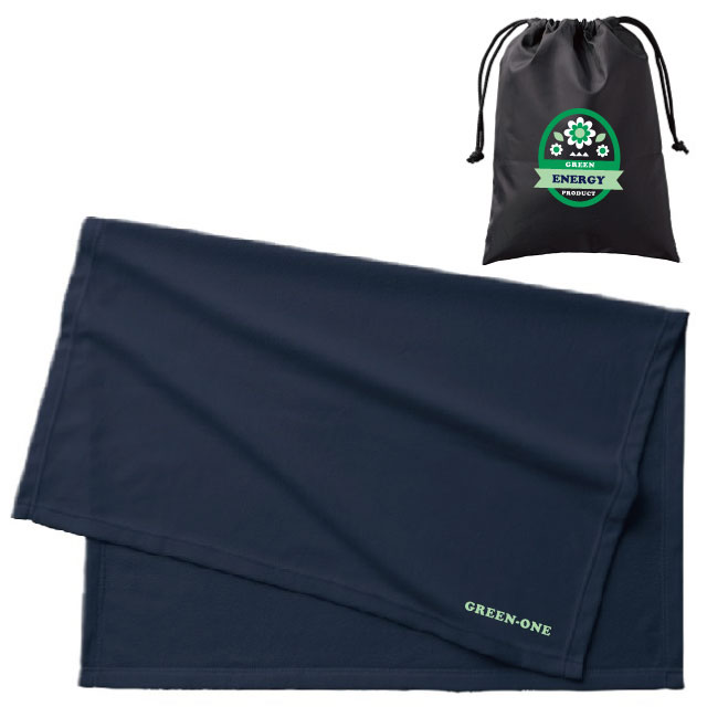 エコブランケット（再生PET）Mサイズ　巾着付き｜グッズ
