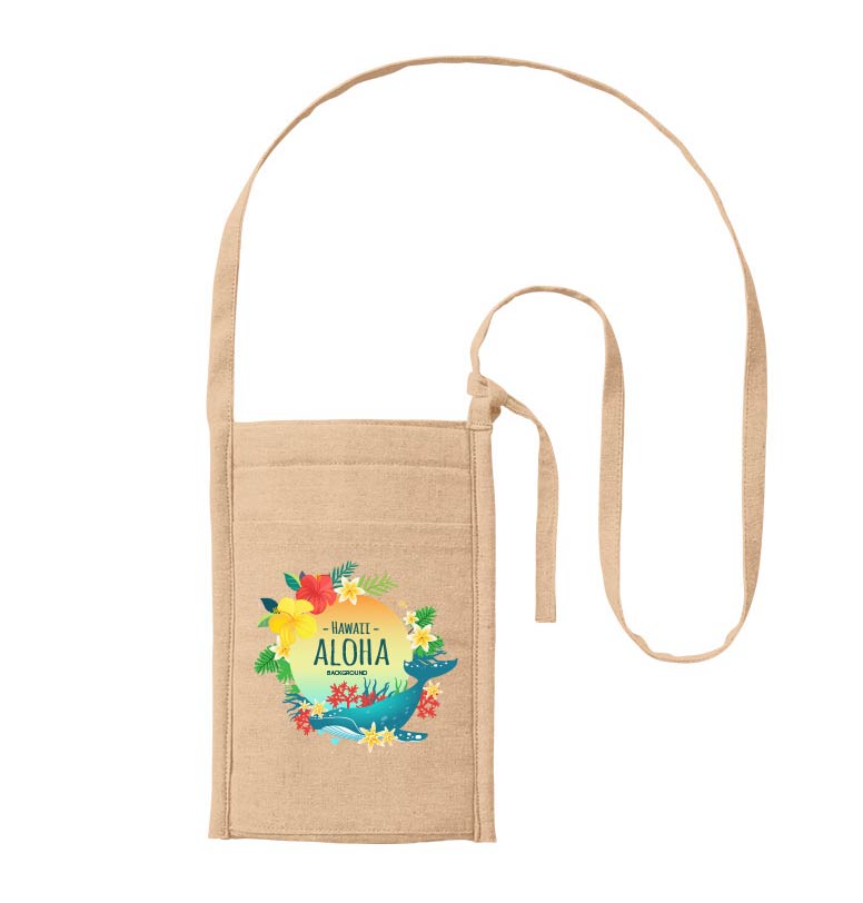 シャンブリック保冷ボトルホルダーサコッシュ