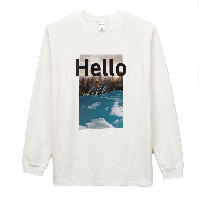 スラブ長袖Tシャツ