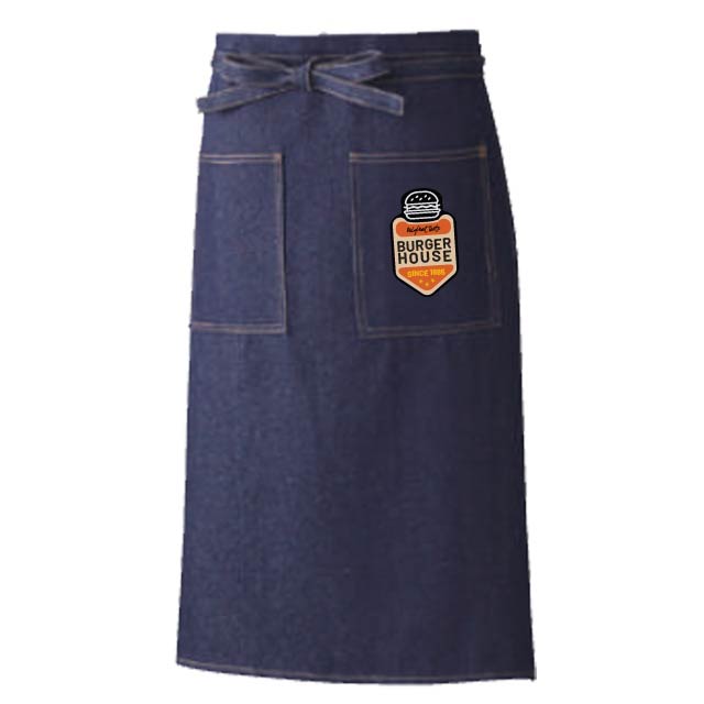 タフなデニムエプロン（腰巻き）｜はっぴ・エプロン