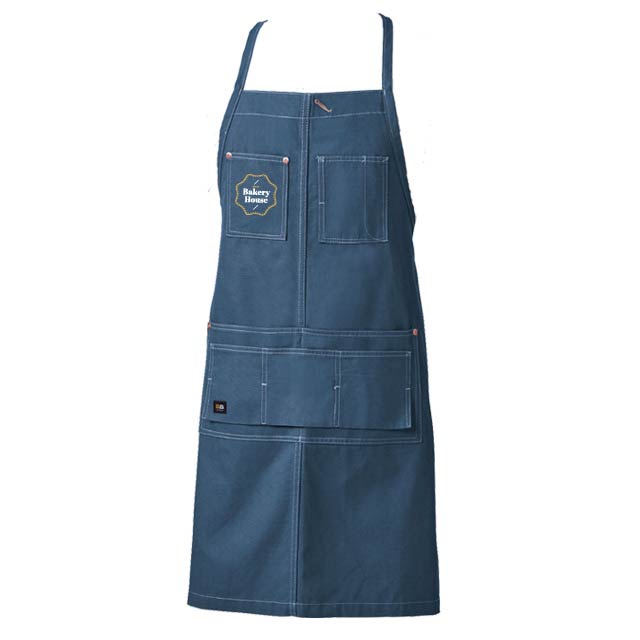 おしゃれステッチエプロン（首掛け）｜はっぴ・エプロン