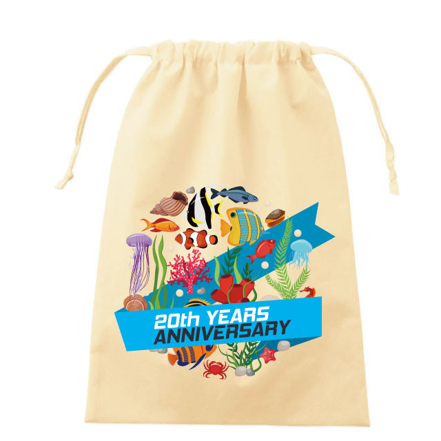 不織布巾着（L）｜トートバッグ