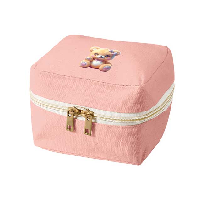 キャンバススクエアファスナーポーチ（S）｜トートバッグ