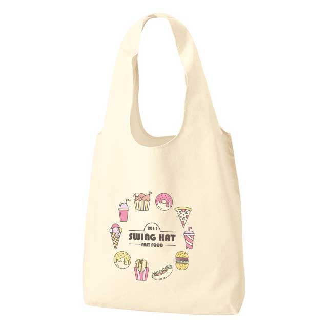 コットンショルダーハンドルトート（M）